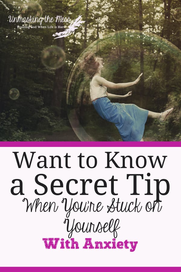 Want to Know a Secret Tip When You're Stuck in a Rut with Anxiety? When you're dealing with anxiety, it's easy to be stuck in a rut. Your vision becomes centered on your discomfort. When you expand your vision to others, your discomfort lessens. #anxietyrelief #triggers #tips #overcoming #anxietyattack