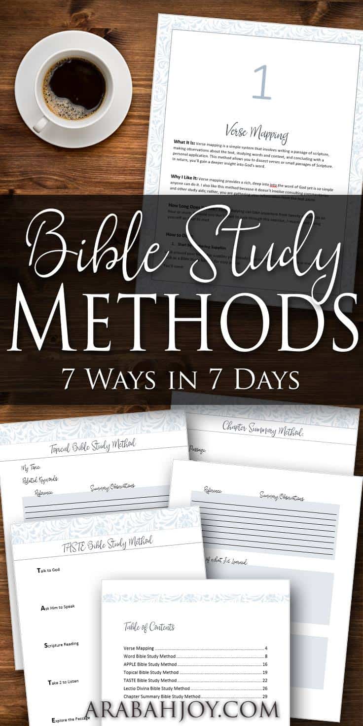 How to Blow Your Mind- Read the Bible (and Understand it) Tips to reading the Bible and going deepers into God's Word. Uncover more meaning in each verse.Bible Study Methods. 7 Methods in 7 Days. Arabah Joy. Scripture. Growing in faith. Bonus Freebie.