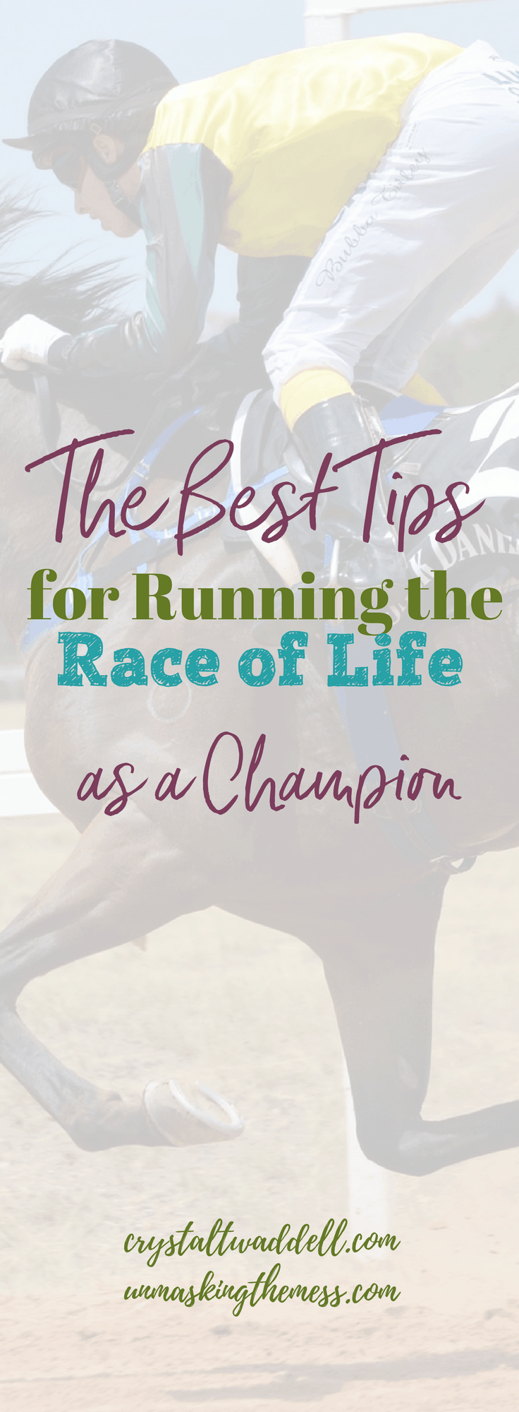 The Best Tips for Running the Race of Life as a Champion. It's so easy to give up and admit failure. How can we run this race of life with a winner's mindset?