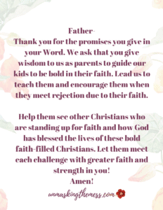 The Best Way to Help your Child Deal with Faith Rejection. The reality is, our kids will feel the effects of being Christians in a sinful world. What is the best way to help our child deal with faith rejection?#fearof #overcoming #howtohandle #dealing