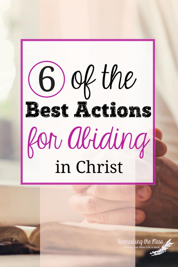 The Best Way to Get Through Anything: Abiding in Christ. Can I admit something? I suck in emergency situations because I fear the worse instead of remembering the importance of abiding in Christ. #Scriptures #Biblestudies #quotes #Jesus