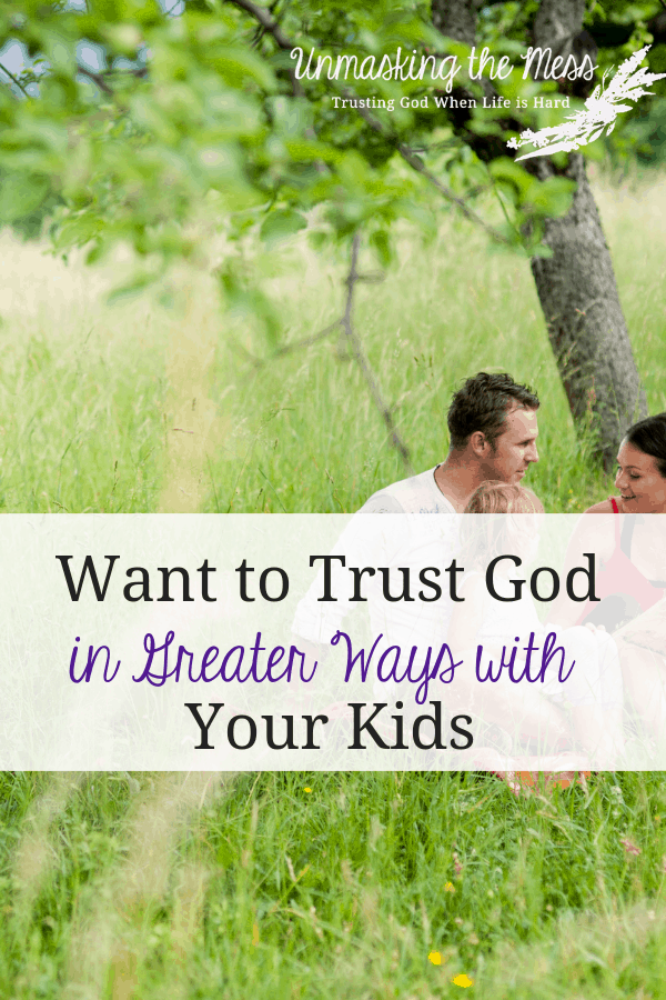 Is it hard for you to trust God with your kids? Through Bible stories, we can see how God can be trusted! God has good plans for us and our kids! #Christianparenting #christian #tips #advice #ideas #bibleverses