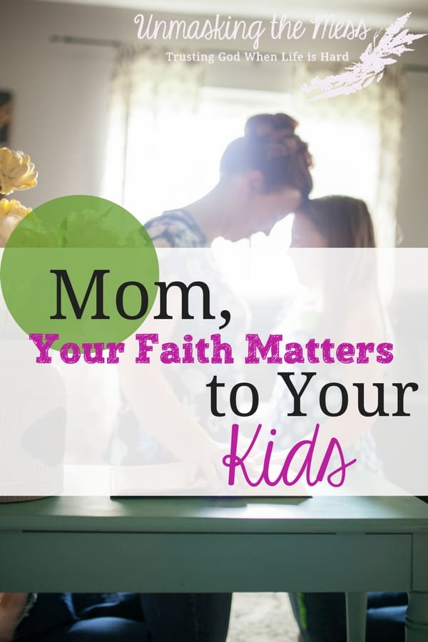 Mom, Your Faith Matters to Your Kids.  Our faith in God as mothers shows our devotion to Christ, what we think is the best isn't always God's best and our legacy of faith extends farther into the future then we can imagine. Following the example of Salome, a Biblical woman of influence, we can make our faith matter. #moms #Christian #kids #faith #God